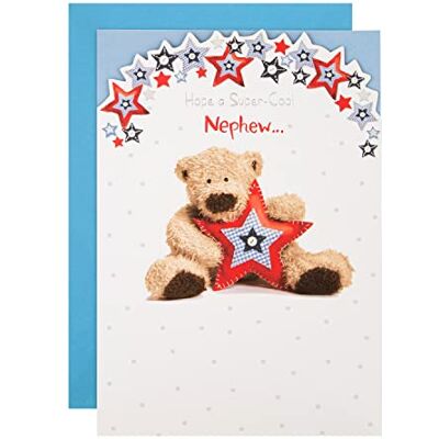 Hallmark Carte d'anniversaire pour neveu – Joli motif Wellibobs Hallmark Carte d'anniversaire pour neveu – Joli motif Wellibobs