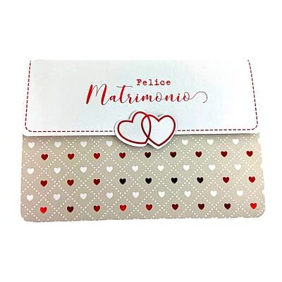 Creative HBGFTBqcb Carte de vœux mariage porte-argent, enveloppe intérieure pour cadeau de mariés incluse – Fermeture magnétique, 11,50 x 16,50 cm, cœurs rouges Creative HBGFTBqcb Carte de vœux mariage porte-argent, enveloppe intérieure pour cadeau de mariés incluse – Fermeture magnétique, 11,50 x 16,50 cm, cœurs rouges