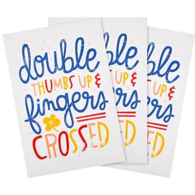 Hallmark Lot de 3 cartes porte-bonheur/encouragement Motif Kate Smith Hallmark Lot de 3 cartes porte-bonheur/encouragement Motif Kate Smith