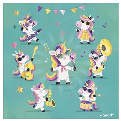 Janod Carte de vœux Puzzle Carte cadeau Puzzle 25 pièces Licornes 1 carte + 1 enveloppe Idéal pour les cartes de voeux, les cartes d'anniversaire à partir de 3 ans Janod Carte de vœux Puzzle Carte cadeau Puzzle 25 pièces Licornes 1 carte + 1 enveloppe Idéal pour les cartes de voeux, les cartes d'anniversaire à partir de 3 ans