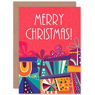 Wee Blue Coo Carte de Noël à empiler Wee Blue Coo Carte de Noël à empiler