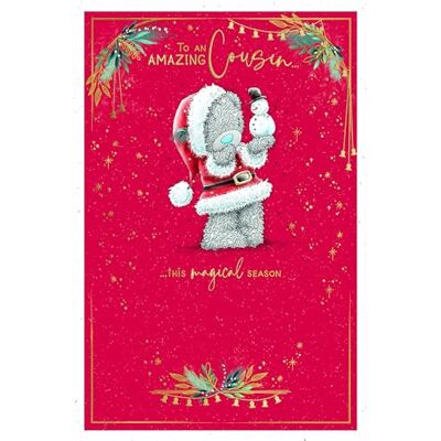 Me To You Tatty Teddy To An Amazing Cousin Carte de Noël 15,2 x 22,9 cm Collection officielle Me To You Tatty Teddy To An Amazing Cousin Carte de Noël 15,2 x 22,9 cm Collection officielle