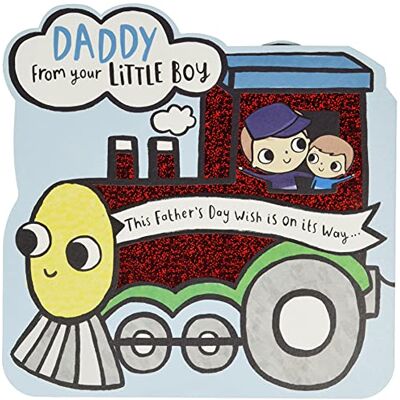 Clintons : Carte de fête des pères Inscription Daddy from your Little Boy, Daddy 186 x 186 cm Clintons : Carte de fête des pères Inscription Daddy from your Little Boy, Daddy 186 x 186 cm