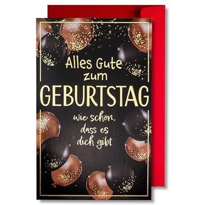 Carte d'anniversaire – Carte d'anniversaire joyeuse avec enveloppe pleine de brillance et de lumière scintillante qui se reflète dans le nombre scintillant et les imprimés colorés Carte d'anniversaire – Carte d'anniversaire joyeuse avec enveloppe pleine de brillance et de lumière scintillante qui se reflète dans le nombre scintillant et les imprimés colorés