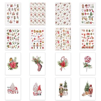 Creative Lot de 16 cartes de Noël avec enveloppe porte-carte 97-999 Creative Lot de 16 cartes de Noël avec enveloppe porte-carte 97-999
