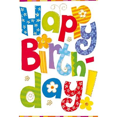 bsb Carte de félicitations pour un anniversaire 11,5 x 17,0 cm Carte d'anniversaire de qualité supérieure avec enveloppe Belles cartes d'anniversaire pour femmes et hommes Carte Happy bsb Carte de félicitations pour un anniversaire 11,5 x 17,0 cm Carte d'anniversaire de qualité supérieure avec enveloppe Belles cartes d'anniversaire pour femmes et hommes Carte Happy