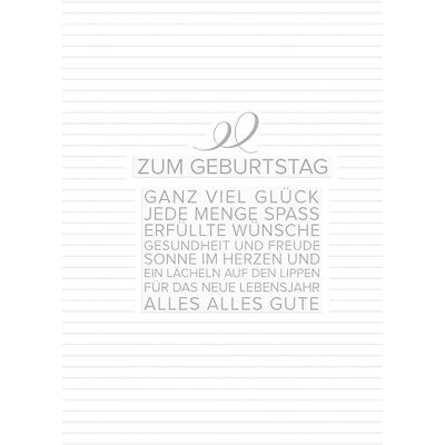 Perleberg Carte d'anniversaire Lifestyle 11,6 x 16,6 cm Perleberg Carte d'anniversaire Lifestyle 11,6 x 16,6 cm