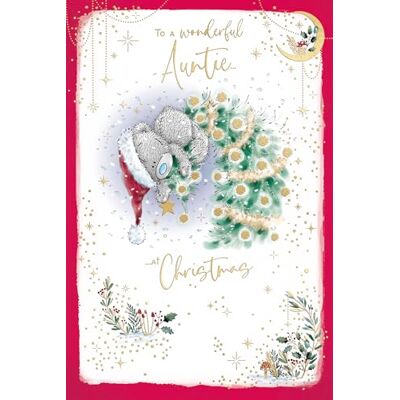 Me To You Carte de Noël Inscription To A Lovely Auntie, Tatty Teddy on Christmas Tree 15,2 x 22,9 cm – Collection officielle Me To You Carte de Noël Inscription To A Lovely Auntie, Tatty Teddy on Christmas Tree 15,2 x 22,9 cm – Collection officielle