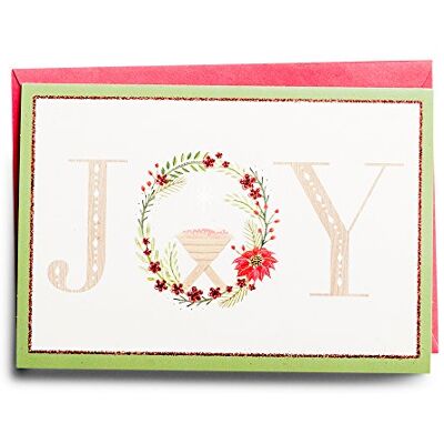 DaySpring Joy – 18 cartes de Noël et enveloppes, KJV (60643) DaySpring Joy – 18 cartes de Noël et enveloppes, KJV (60643)