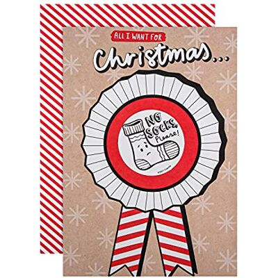 Hallmark 25562621 Carte de Noël personnalisable Motif Crayola Colour Me In Rosette Hallmark 25562621 Carte de Noël personnalisable Motif Crayola Colour Me In Rosette