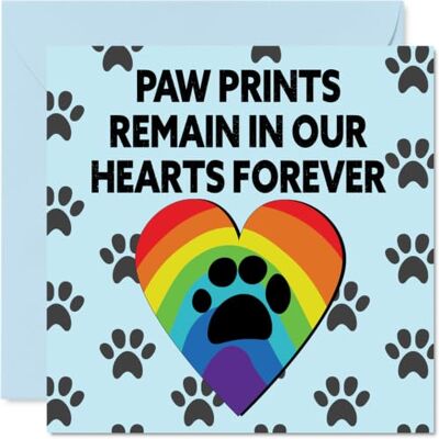 Stuff4 Cartes de condoléances pour animaux de compagnie « Thinking of You » – Paw in our Hearts – Carte de condoléances pour animaux de compagnie, cartes de deuil pour animaux de compagnie, cartes de vœux de Stuff4 Cartes de condoléances pour animaux de compagnie « Thinking of You » – Paw in our Hearts – Carte de condoléances pour animaux de compagnie, cartes de deuil pour animaux de compagnie, cartes de vœux de