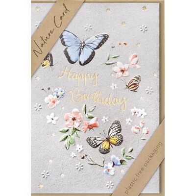 bsb Carte d'anniversaire Carte de la nature Cartes durables pour anniversaire Avec enveloppe Carte d'anniversaire pour femme et homme 11,5 x 17 cm bsb Carte d'anniversaire Carte de la nature Cartes durables pour anniversaire Avec enveloppe Carte d'anniversaire pour femme et homme 11,5 x 17 cm
