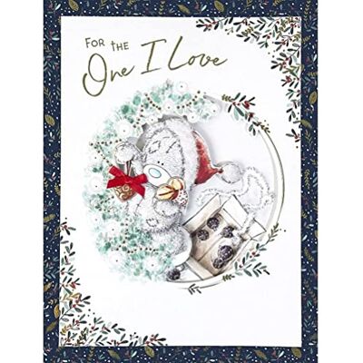 Me To You Bear One I Love Carte de Noël en boîte Me To You Bear One I Love Carte de Noël en boîte