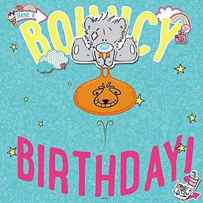 Me To You My Dinky Bear Carte d'anniversaire rebondissante 3D Me To You My Dinky Bear Carte d'anniversaire rebondissante 3D