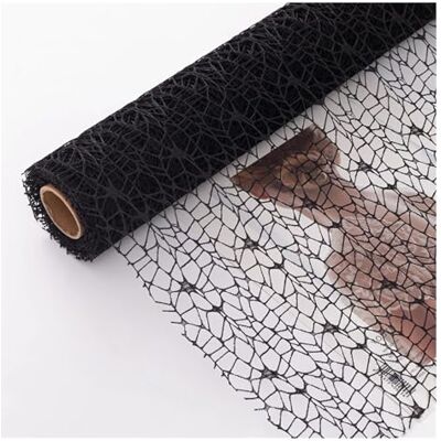 NDSJAIE papier d'emballage cadeau Papier pour bouquet floral avec filet creux irrégulier, fournitures for fleuristes(04-black) NDSJAIE papier d'emballage cadeau Papier pour bouquet floral avec filet creux irrégulier, fournitures for fleuristes(04-black)