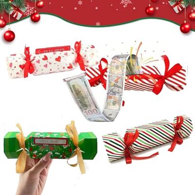 Qosneoun Lot de 8 tirelires de Noël en espèces Boîtes cadeaux de Noël Papier d'emballage cadeau Boîtes à faire soi-même pour enfants et adultes (mélange B, 8 pièces) Qosneoun Lot de 8 tirelires de Noël en espèces Boîtes cadeaux de Noël Papier d'emballage cadeau Boîtes à faire soi-même pour enfants et adultes (mélange B, 8 pièces)