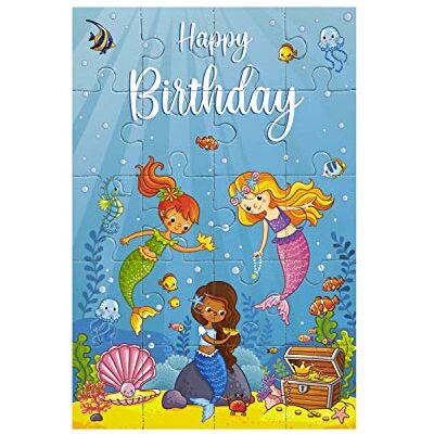 bsb Carte puzzle pour anniversaire 11,5 x 17,0 cm Carte d'anniversaire de qualité supérieure à puzzle avec enveloppe Jolies cartes d'anniversaire pour enfants Carte de vœux Happy Birthday avec bsb Carte puzzle pour anniversaire 11,5 x 17,0 cm Carte d'anniversaire de qualité supérieure à puzzle avec enveloppe Jolies cartes d'anniversaire pour enfants Carte de vœux Happy Birthday avec