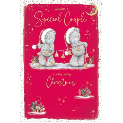 Me To You Tatty Teddy Carte de Noël pour un couple spécial, carte de luxe avec insert en papier illustré 15,2 x 22,9 cm – Collection officielle Me To You Tatty Teddy Carte de Noël pour un couple spécial, carte de luxe avec insert en papier illustré 15,2 x 22,9 cm – Collection officielle