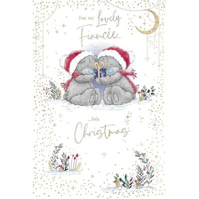 Me To You Carte de Noël Tatty Teddy For My Lovely Fiancée Ours en peluche Tatty Teddy avec emballage cadeau 15,2 x 22,9 cm – Collection officielle Me To You Carte de Noël Tatty Teddy For My Lovely Fiancée Ours en peluche Tatty Teddy avec emballage cadeau 15,2 x 22,9 cm – Collection officielle
