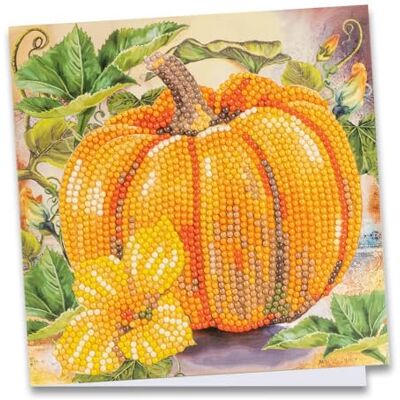 Ideen mit Herz Carte de vœux Diamond-Painting 16 x 16 cm 370 g/m² avec enveloppe et outil citrouille Ideen mit Herz Carte de vœux Diamond-Painting 16 x 16 cm 370 g/m² avec enveloppe et outil citrouille