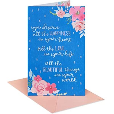 American Greetings Carte d'anniversaire pour sœur (élébratée et aimée) American Greetings Carte d'anniversaire pour sœur (élébratée et aimée)