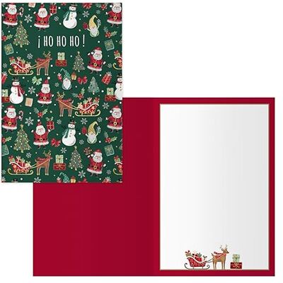 DOHE Cartes de vœux de Noël Lot de 6 pièces Dimensions : 11,5 x 17 cm (fermée) Comprend une enveloppe pour ranger la carte Modèle Gift DOHE Cartes de vœux de Noël Lot de 6 pièces Dimensions : 11,5 x 17 cm (fermée) Comprend une enveloppe pour ranger la carte Modèle Gift