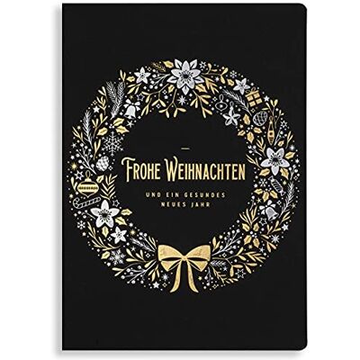Cartes de Noël exclusives – Lot de 10 cartes égales 120 x 170 mm, motifs de Noël dorés et présentés – Fabriqué en papier à bijoux avec inserts et enveloppes Cartes de Noël exclusives – Lot de 10 cartes égales 120 x 170 mm, motifs de Noël dorés et présentés – Fabriqué en papier à bijoux avec inserts et enveloppes