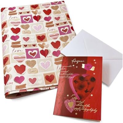 Magicamente Carta Kit S. Valentino Carte de vœux + carte cadeau (cœur) Magicamente Carta Kit S. Valentino Carte de vœux + carte cadeau (cœur)