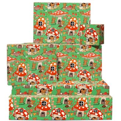 Central 23 Papier Cadeau Champignon Champignons et Souris 6 Feuilles Vertes et Rouges Pour Anniversaire, Noël, Pâques, Thanksgiving Étiquettes Incluses Cadeaux Mignons Pour Filles, Femmes, Mamans Central 23 Papier Cadeau Champignon Champignons et Souris 6 Feuilles Vertes et Rouges Pour Anniversaire, Noël, Pâques, Thanksgiving Étiquettes Incluses Cadeaux Mignons Pour Filles, Femmes, Mamans