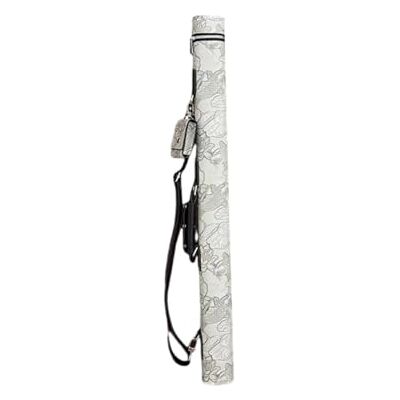 BTRYLDCFA Sac de transport pour queue de billard, 2 trous, léger, compact, organisant, professionnel, portable, avec fermeture éclair (gris) BTRYLDCFA Sac de transport pour queue de billard, 2 trous, léger, compact, organisant, professionnel, portable, avec fermeture éclair (gris)