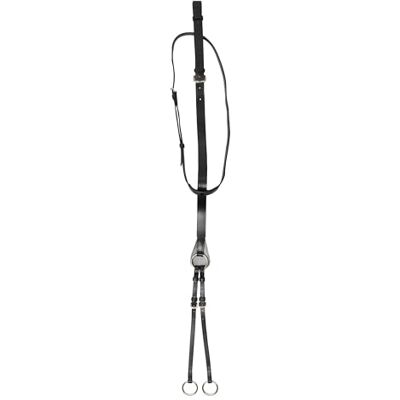 Imperial Riding Martingal IRH Core Martingale de course en cuir avec fourche réglable Noir Imperial Riding Martingal IRH Core Martingale de course en cuir avec fourche réglable Noir