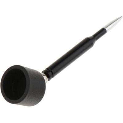 RCGOFOLLOW Porte-craie portable pour billard, léger et facile à transporter pour les tournois de snooker. Étui pour queue de billard, Rond noir, Longueur 12 cm RCGOFOLLOW Porte-craie portable pour billard, léger et facile à transporter pour les tournois de snooker. Étui pour queue de billard, Rond noir, Longueur 12 cm