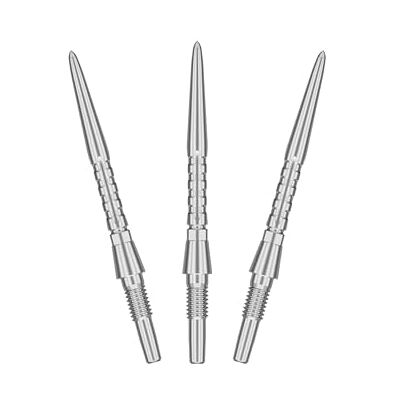Target Darts Swiss Point Storm Dart Points, Surge (3 Pack Set Tips) 26MM -Zilver Change Dart Points, Swiss Storm Points, Professionele Darts Accessoires Target Darts Swiss Point Storm Dart Points, Surge (3 Pack Set Tips) 26MM -Zilver Change Dart Points, Swiss Storm Points, Professionele Darts Accessoires