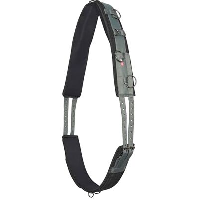 Imperial Riding IRH Deluxe Extra Ceinture de longe ergonomique avec sans garrot et anneaux en métal Vert sauge foncé Poney Imperial Riding IRH Deluxe Extra Ceinture de longe ergonomique avec sans garrot et anneaux en métal Vert sauge foncé Poney