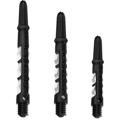 Harrows Tiges de fléchettes en carbone ST avec anneaux pyramidaux, Tweenie, blanc Harrows Tiges de fléchettes en carbone ST avec anneaux pyramidaux, Tweenie, blanc