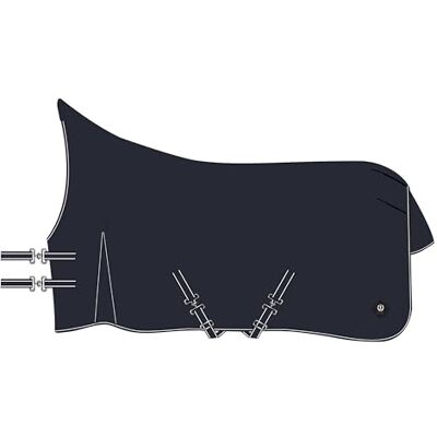 Imperial Riding IRHBasic Couverture d'extérieur 300 g à col haut et chaude Matériau résistant aux intempéries Soufflet d'aisance Polyester 600D Sangles croisées Lacets de queue et de jambe Imperial Riding IRHBasic Couverture d'extérieur 300 g à col haut et chaude Matériau résistant aux intempéries Soufflet d'aisance Polyester 600D Sangles croisées Lacets de queue et de jambe