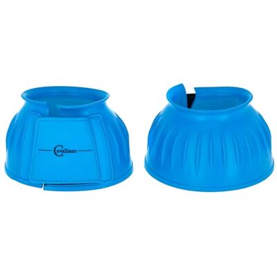 Covalliero cloches en caoutchouc, protection des sabots, cloches, paire, bleu, Cob, caoutchouc souple, chevaux, avec fermeture scratch Covalliero cloches en caoutchouc, protection des sabots, cloches, paire, bleu, Cob, caoutchouc souple, chevaux, avec fermeture scratch