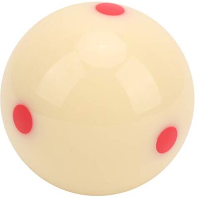 Archuu Billard, 1 pcs 52.5mm Snooker Boule D'exercice Résine Cue Pool Ball avec Red Points pour Snooker Formation et Jeux Archuu Billard, 1 pcs 52.5mm Snooker Boule D'exercice Résine Cue Pool Ball avec Red Points pour Snooker Formation et Jeux