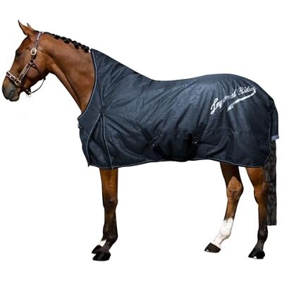 Imperial Riding IRH Super-Dry Couverture d'été, 600D imperméable et respirante (3000 mm/3000 MVP), doublure en coton, col haut, sangles croisées et rabat de queue, couverture pour cheval, été et Imperial Riding IRH Super-Dry Couverture d'été, 600D imperméable et respirante (3000 mm/3000 MVP), doublure en coton, col haut, sangles croisées et rabat de queue, couverture pour cheval, été et
