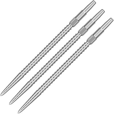 Target Darts Swiss Point Dartpunten, Chrono (3 Pack Set Tips) 40MM Zilver Dartpunten verwisselen, Swiss Stormpunten, Professionele Darts Accessoires Target Darts Swiss Point Dartpunten, Chrono (3 Pack Set Tips) 40MM Zilver Dartpunten verwisselen, Swiss Stormpunten, Professionele Darts Accessoires