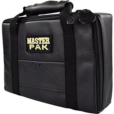 Karella master pak, aspect cuir, noir, espace pour 3 jeux de fl?chettes, tr?s durable, super mobile Karella master pak, aspect cuir, noir, espace pour 3 jeux de fl?chettes, tr?s durable, super mobile