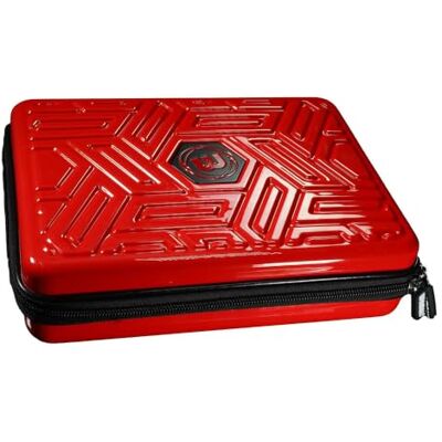 WINMAU Armor Darts Étui de fléchettes et accessoires entièrement montés, résistant aux chocs, extrêmement durable et sûr, rouge, G4 WINMAU Armor Darts Étui de fléchettes et accessoires entièrement montés, résistant aux chocs, extrêmement durable et sûr, rouge, G4