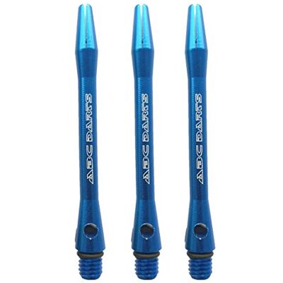 abcdarts ABC Darts – Ensemble de barres de fléchettes en aluminium avec joints en O – Bleu moyen – 4 ensembles abcdarts ABC Darts – Ensemble de barres de fléchettes en aluminium avec joints en O – Bleu moyen – 4 ensembles