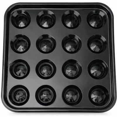 Folanda Plateau Porte-boules de Billard, Plateau de Boules de Billard Standard pour 16 Balles, Plateau de transport de boules de billard pour Boules de Billard de Taille Réglementaire Accessoire de Piscine Folanda Plateau Porte-boules de Billard, Plateau de Boules de Billard Standard pour 16 Balles, Plateau de transport de boules de billard pour Boules de Billard de Taille Réglementaire Accessoire de Piscine