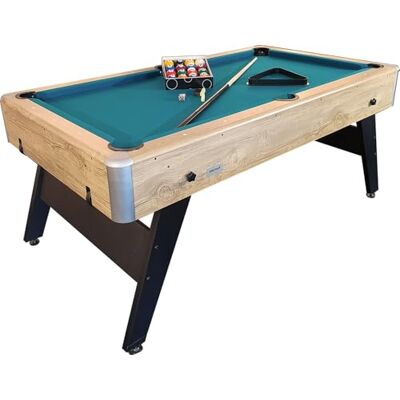 TopTable Magiq Wood 6.5ft Table de billard facile à plier TopTable Magiq Wood 6.5ft Table de billard facile à plier