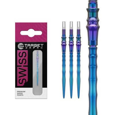 Target Darts Target Japan Premium Swiss Steel Darts Points, 3 Pack Set of Tips 40MM – Blauw Reservepunten voor darts, reservepunten, professionele dartbenodigdheden Target Darts Target Japan Premium Swiss Steel Darts Points, 3 Pack Set of Tips 40MM – Blauw Reservepunten voor darts, reservepunten, professionele dartbenodigdheden