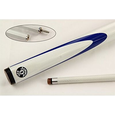 Jonny 8 Ball 57 " Blanc 2 Section Graphite Snooker Billard – 9mm Pointe Jonny 8 Ball 57 " Blanc 2 Section Graphite Snooker Billard – 9mm Pointe