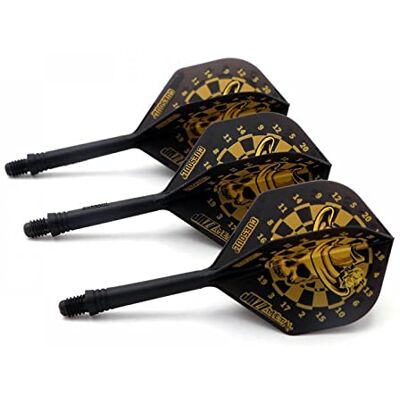 CUESOUL flights ak5 standard m dartsboard black yellow CUESOUL flights ak5 standard m dartsboard black yellow