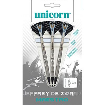 Unicorn Maestro Jeffrey de Zwaan 90% Soft Tip 22g Unicorn Maestro Jeffrey de Zwaan 90% Soft Tip 22g