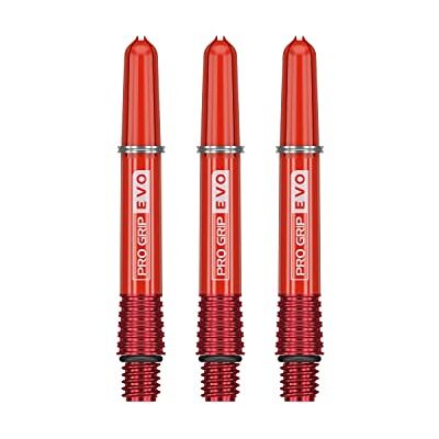 Target Darts Target Pro Grip Evo Tiges de fléchettes en aluminium et moitié supérieure en nylon Target Darts Target Pro Grip Evo Tiges de fléchettes en aluminium et moitié supérieure en nylon